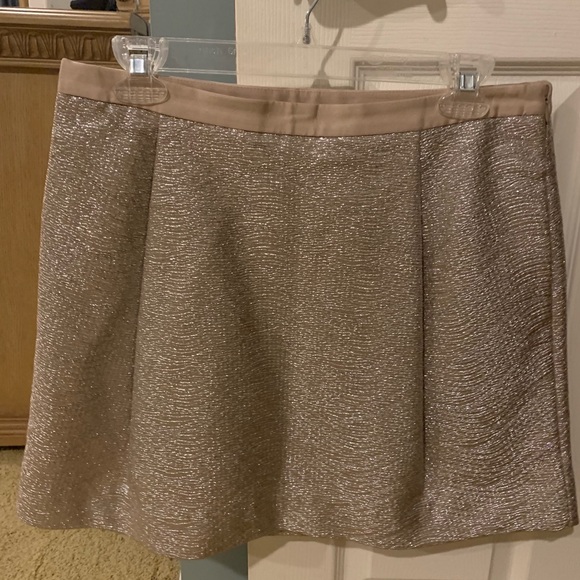 Tory Burch Kathleen Metallic Skirt - Picture 1 of 3